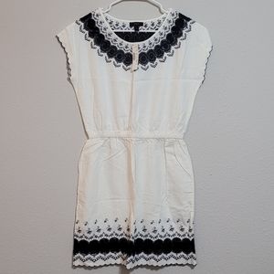 J Crew embroidered tunic dress